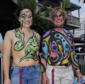 Body Painting 2007 photo - Duval Street, Key West